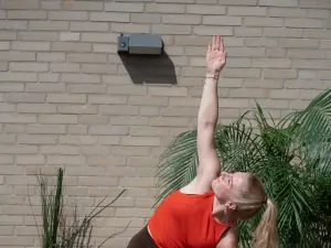 Yoga-Haltung Dreieck (Trikonasana)