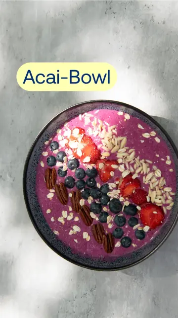 Kochvideo zum Rezept Acai Bowl