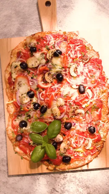 Rezept für Blumenkohl-Pizza