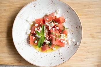 Wassermelonen-Feta-Salat