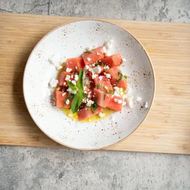 Wassermelonen-Feta-Salat