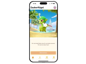 Das SunnyMonster Zauberflügel beim Eincremen