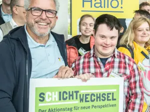 Ingo Balzer und 1 Teilnehmer der Aktion Schichtwechsel 2026
